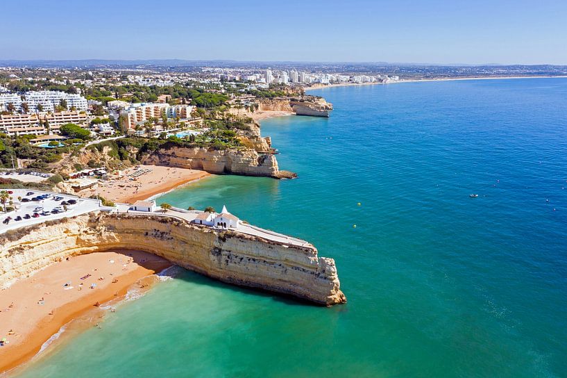Aerial view of the south coast in Portugal by Eye on You