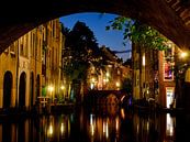 Doorkijk bij de Gaardbrug, Utrecht. van George Ino thumbnail