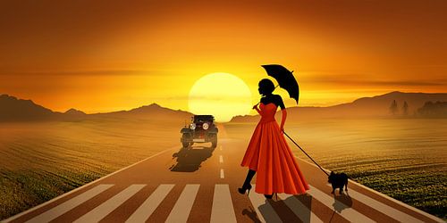Lady in RED by Monika Jüngling