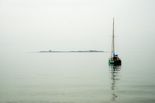 In the distance... Tatihou, Normandy...