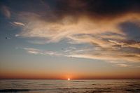 Scandinavische zonsondergang