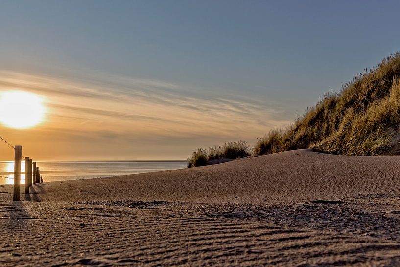 Zonsondergang strand van Miranda van Hulst