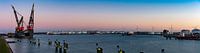Panoramafoto van Sleipnir het grootste kraanschip van de wereld  In Rotterdam van Erik van 't Hof thumbnail
