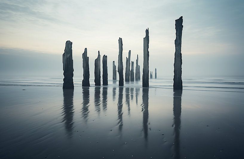 Blick auf das Meer von fernlichtsicht