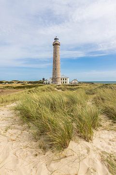 Grijze vuurtoren Skagen van Sander Groenendijk