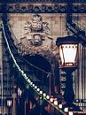 Budapest - Kettenbrücke bei Nacht von Alexander Voss Miniaturansicht