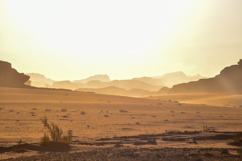 Desert of Jordan, Middle East by Hermineke Pijls