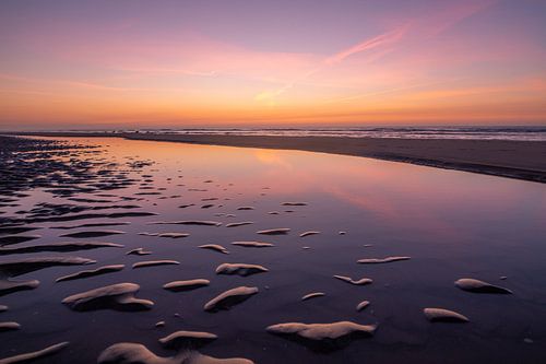 Coucher de soleil.