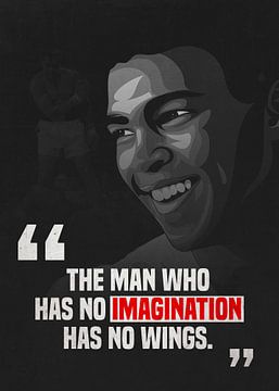 Muhammad Ali geweldige citaten van DEN Vector