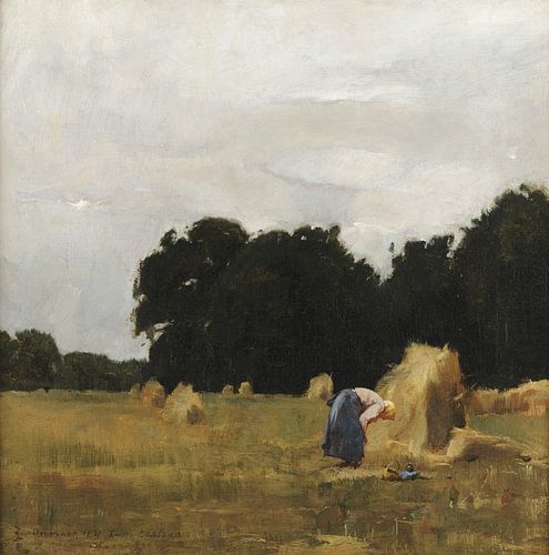 Emil Carlsen~Boer in een veld