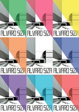 Alvaro Siza 5 - Driehoek Collage van TAAIDesign