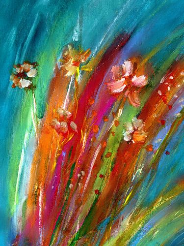 Bloemen in de nacht