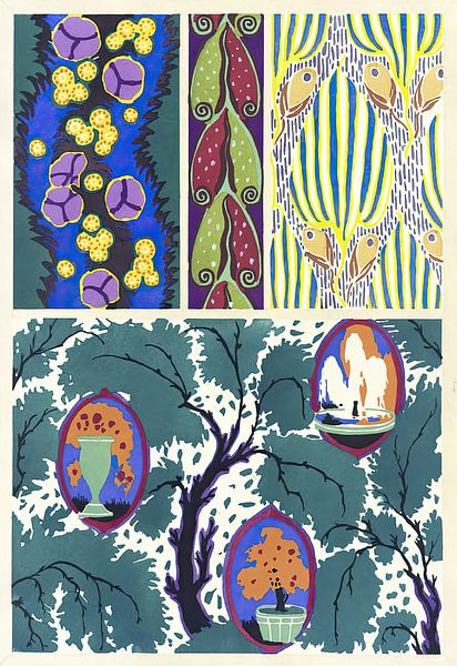 Émile-Allain Séguy - Floréal; neue Designs &amp; Farben von Peter Balan