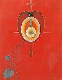 Hilma af Klint - La colombe n° 08 Groupe IXUW n° 32 , Haute résolution sur Vivanne