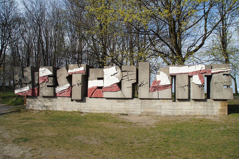 Westerplatte Gdánsk Briefe Denkmal von Maurits Bredius