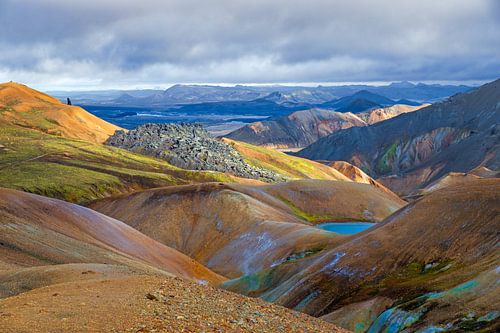 Stretched colour palette