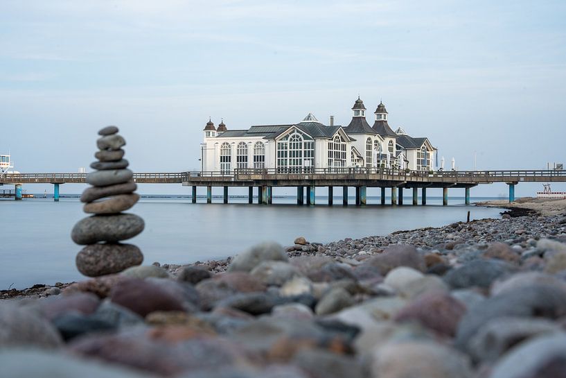 Seebrücke Ostseebad Sellin auf der Insel Rügen in Mecklenburg- von Thilo Wagner