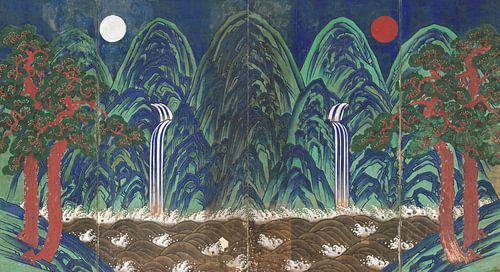 De zon, de maan en vijf pieken