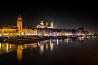 De stad Passau in Beieren bij nacht van Animaflora PicsStock thumbnail