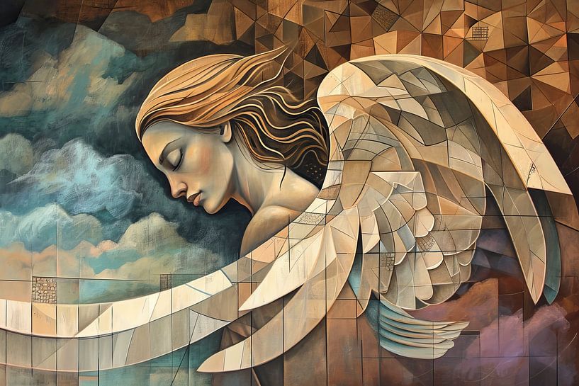 Portrait Angel figure by Art Whims