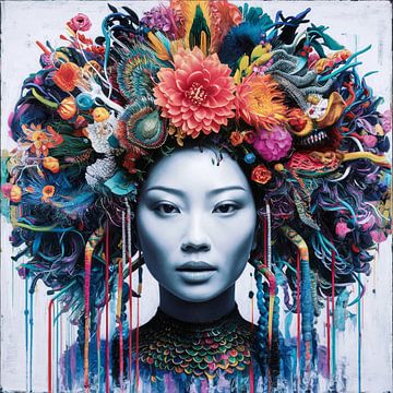 Asia Girl - Street Art - Urban 18