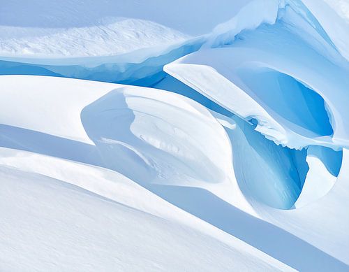 Achtergrond van de natuurlijke ijsoppervlakstructuur