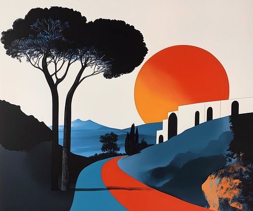 ITALIAN LANDSCAPE 05 SILKSCREEN