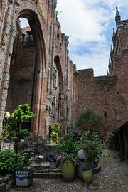 Alte holländische Gasse in Deventer von Patrick Verhoef