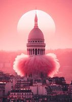 Sacre Coeur in pink