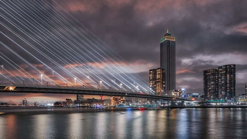 Zalmhaventoren hoogste wolkenkrabber in Rotterdam van Kees Dorsman