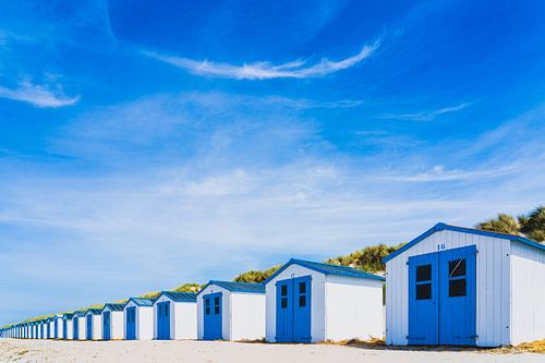 Blue beach at Texel