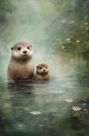 Gemeinsam auf dem Wasser von Brigitta Meijer