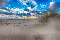 Sunset from the dunes van Alex Hiemstra thumbnail