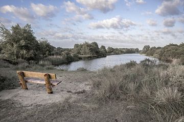Eenzaam bankje van Aandenken in Beeld
