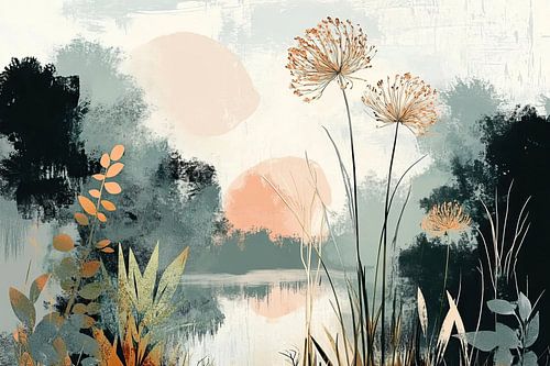 Serene Nature’s Reflection