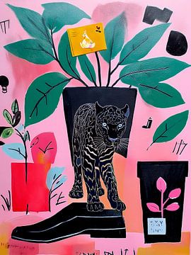 Panter Cowboyboot Collage