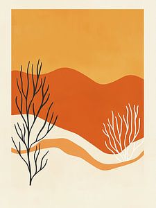 Moderne abstrakte Landschaft V