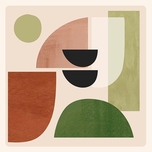 Moderne abstrakte minimale Formen