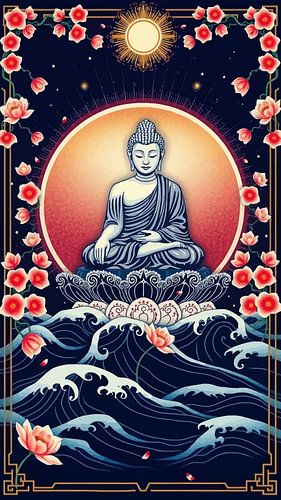 Boeddha / Boeddha Meditatie Lotusbloem