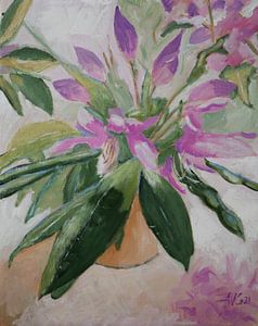 Rhododendron von Antonie van Gelder Beeldend kunstenaar