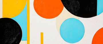 Abstract geometric composition by Poster Art Shop