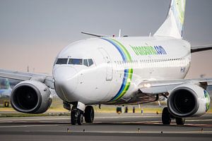 Retro-Transavia-Lackierung bereit zum Abflug vom Flughafen Schiphol von Dennis Janssen
