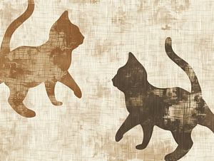 Getragene Katzenschönheit im Wandel der Zeit