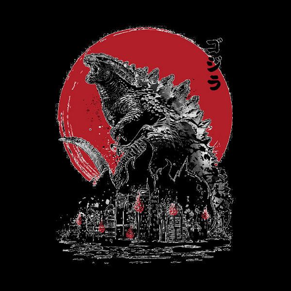 Gojira Attack by ceresria art