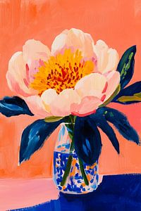 Blooming Peony