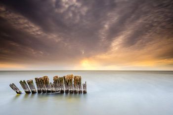 Wellenbrecher im IJsselmeer