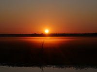 Zonsondergang, Wetlands, Australie