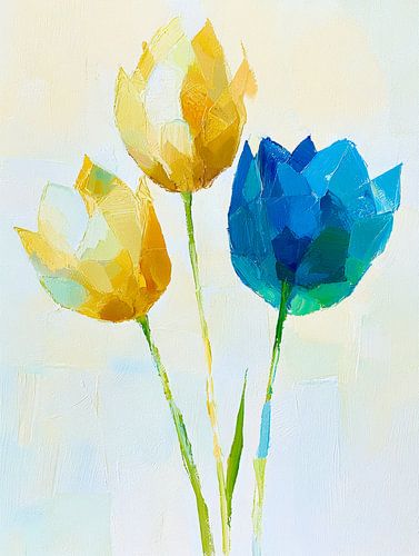 Drei Blumen des Lichts