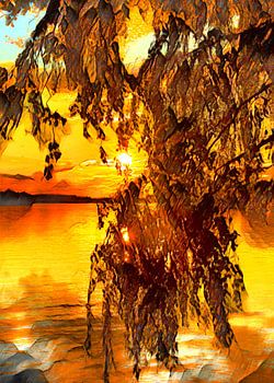 Un coucher de soleil pour mon Valentin