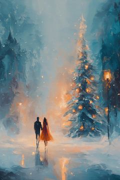 Winterwandeling tijdens kerst no.4 van Studio BB